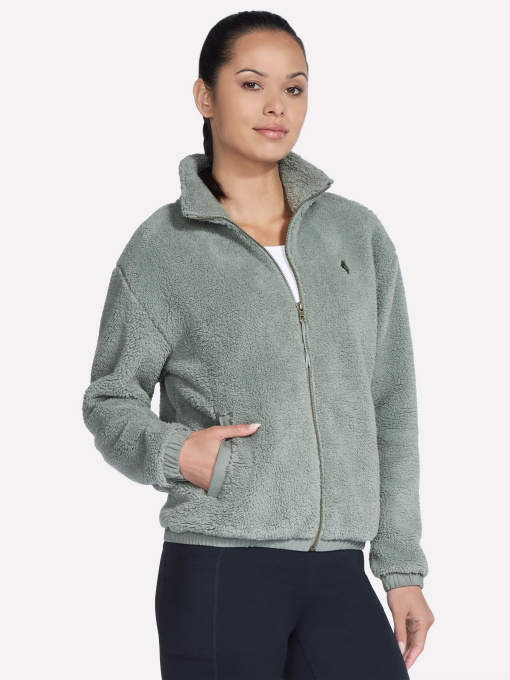 Куртки и дубленки Skechers ON-THE-GO GLACIAL FZ SHERPA JA модель JA289 TPOL Фото
