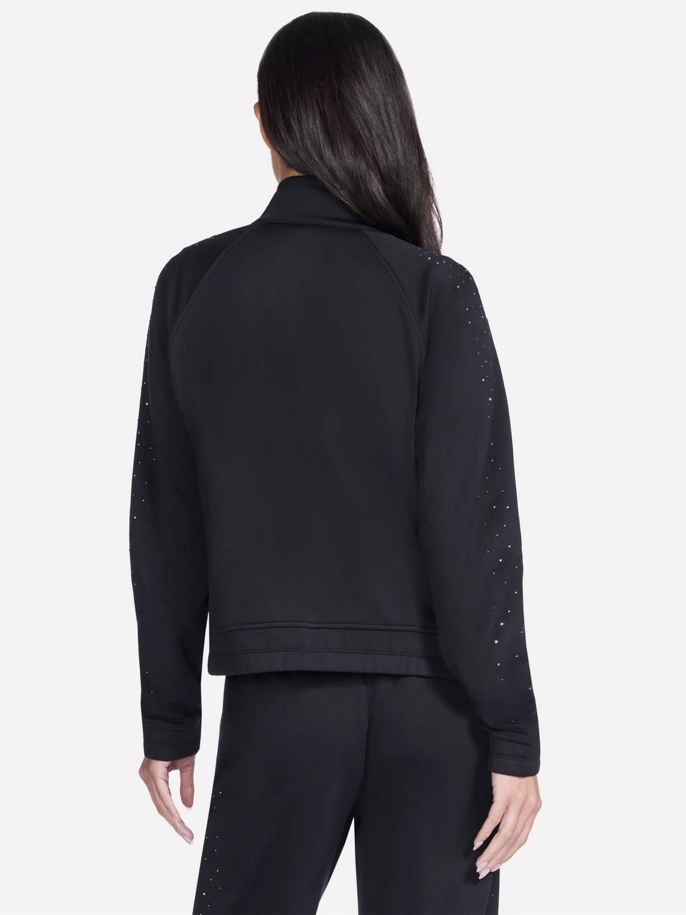 Куртки та дублянки Skechers SKECHTECH SHINE TRACK JACKET модель JA290 BLK Куртки та дублянки Skechers SKECHTECH SHINE TRACK JACKET модель JA290 BLK Фото