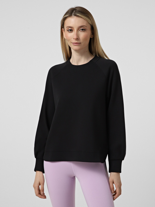 Худи и свитшоты Skechers SKECHLUXE ELEVATE CREWNECK модель LT152 BLK Фото