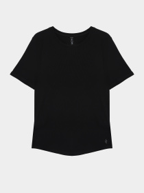 Футболки и поло Skechers GOWALK LUXE RIB TEE модель TP163 BLK Фото