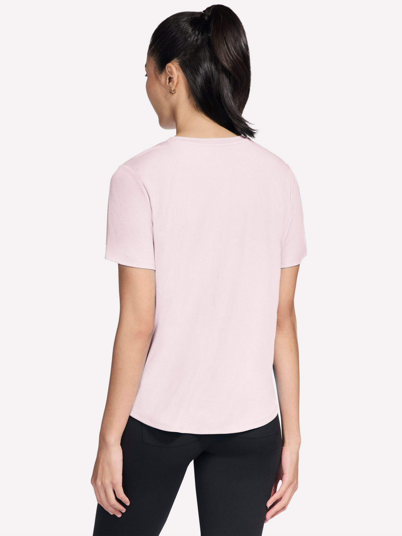 Футболки и поло Skechers GOWALK LUXE RIB TEE модель TP163 WTPK Футболки и поло Skechers GOWALK LUXE RIB TEE модель TP163 WTPK Фото