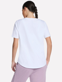 Футболки и поло Skechers GOWALK LUXE RIB TEE модель TP163 WHT Фото