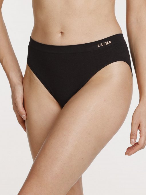 Нижня білизна Lama модель BEZ5000BI-02 Жіночі трусики-black Фото