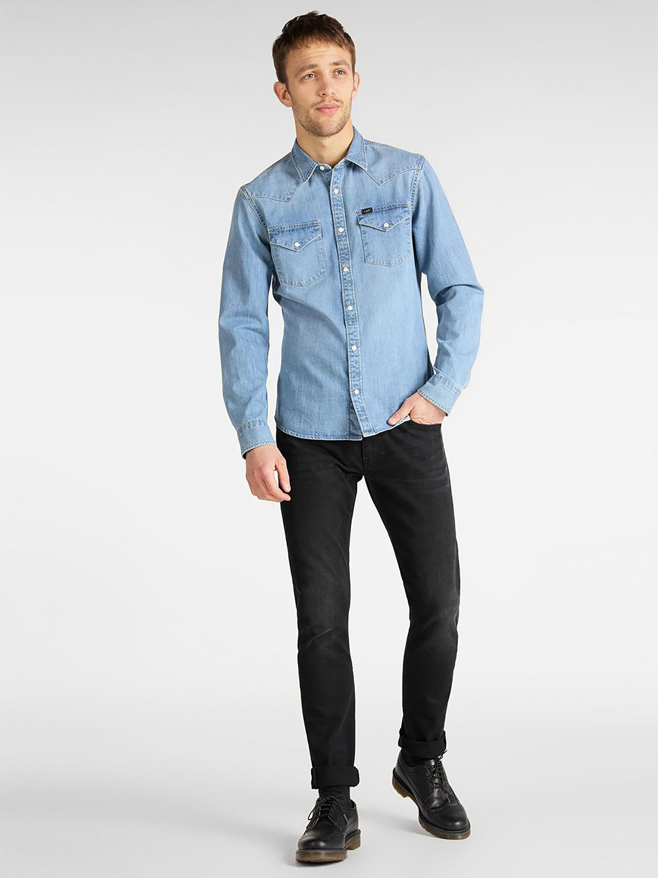 Рубашки Lee Western модель L643PLMJ Фото