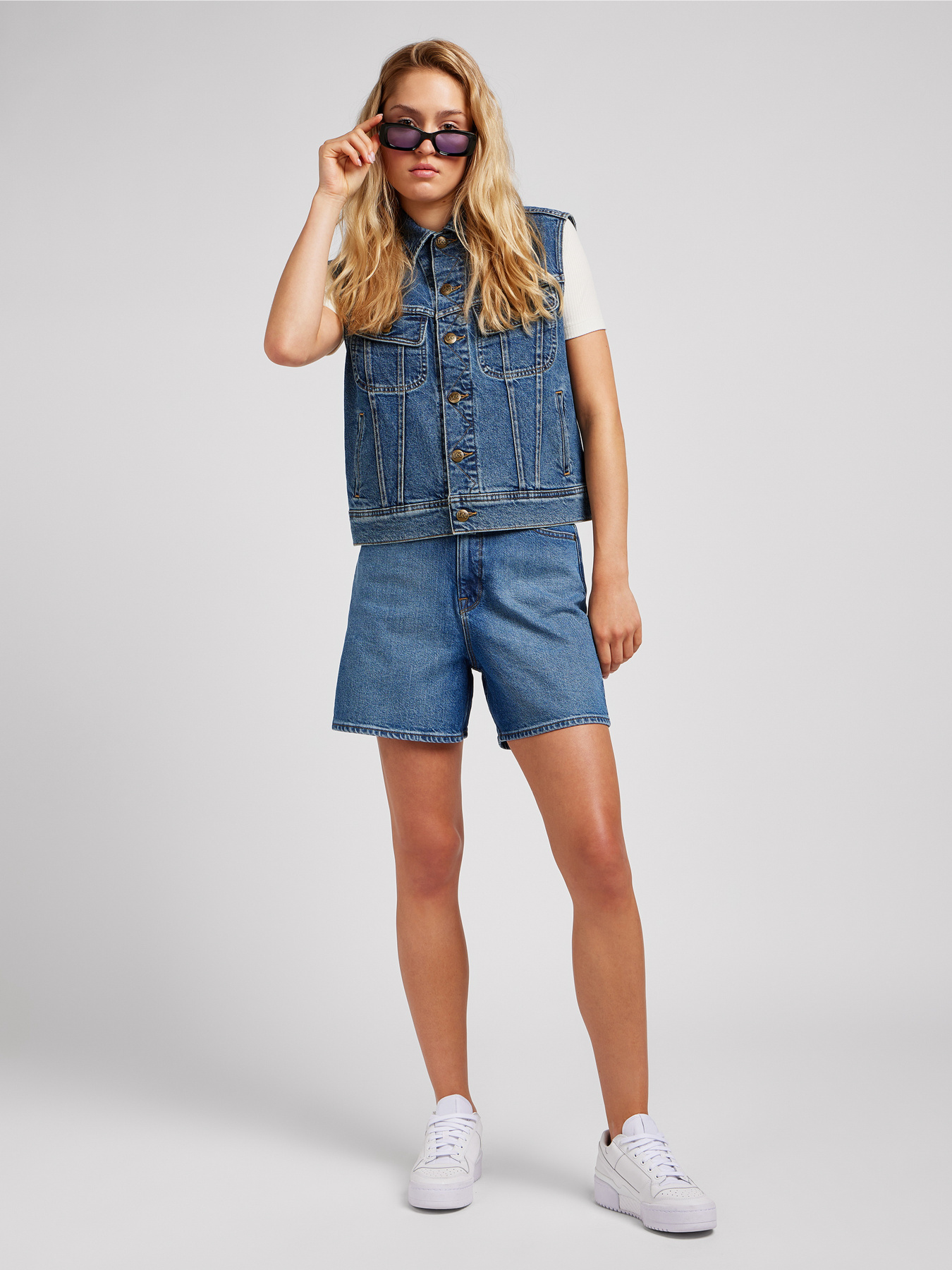 Куртки та дублянки Lee Sleeveless Rider модель 112349537 Фото