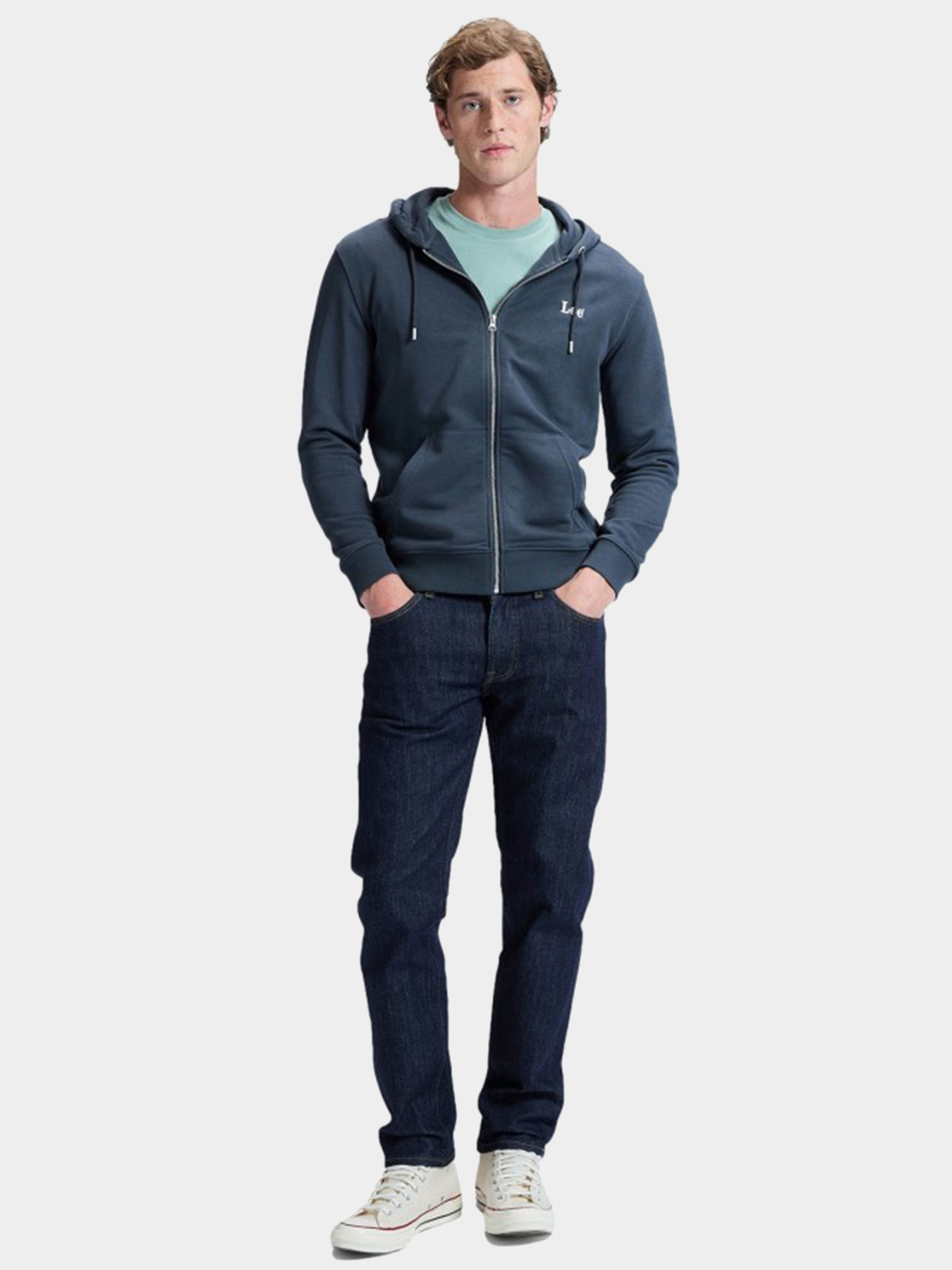 Худи и свитшоты Lee ESS LEE FULL ZIP HOODIE модель 112381385 Фото
