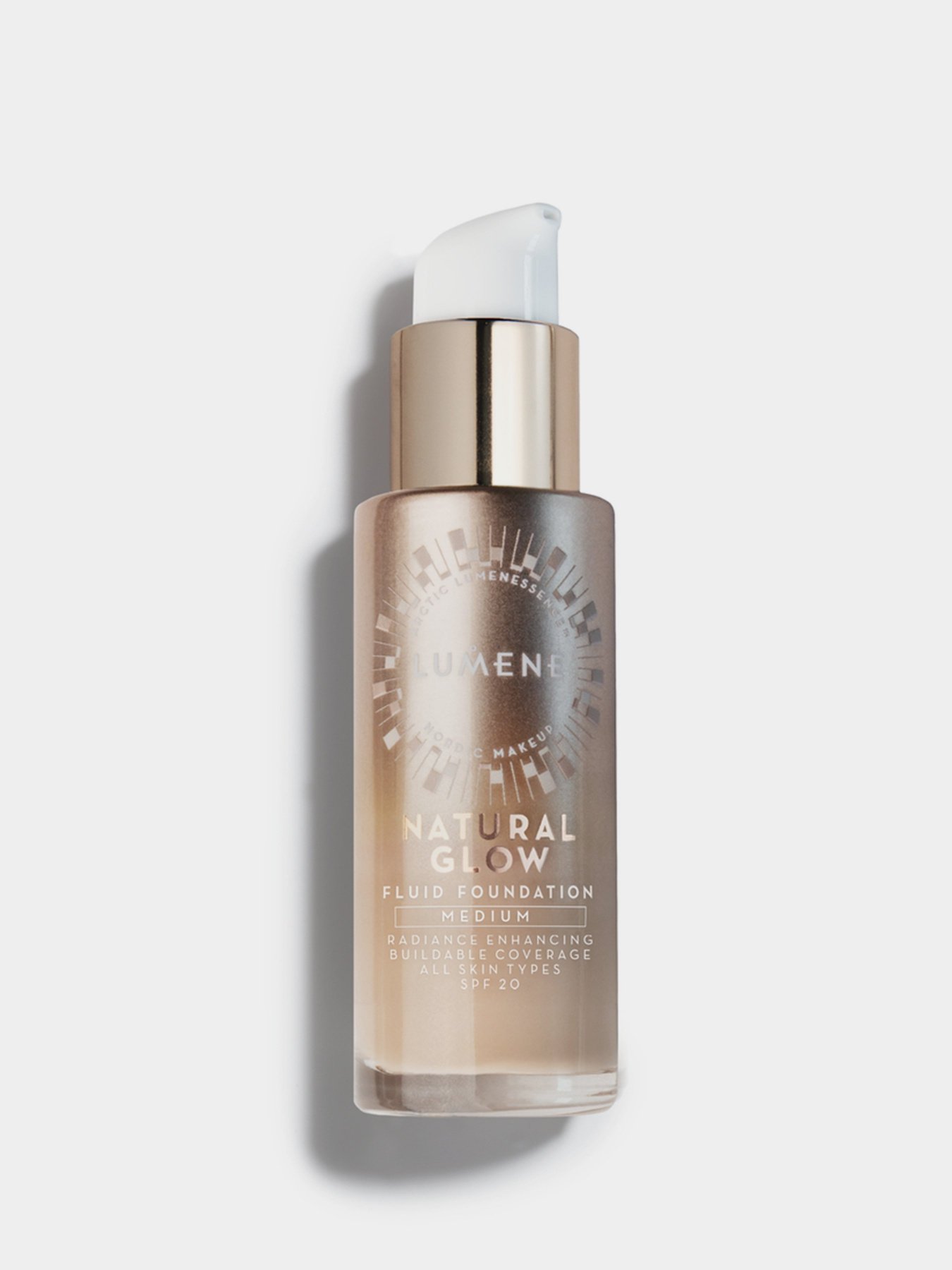 Флюїд тонуючий SPF 20 Natura Glow Fluid Foundation LUMENE модель 6412600834833 Фото