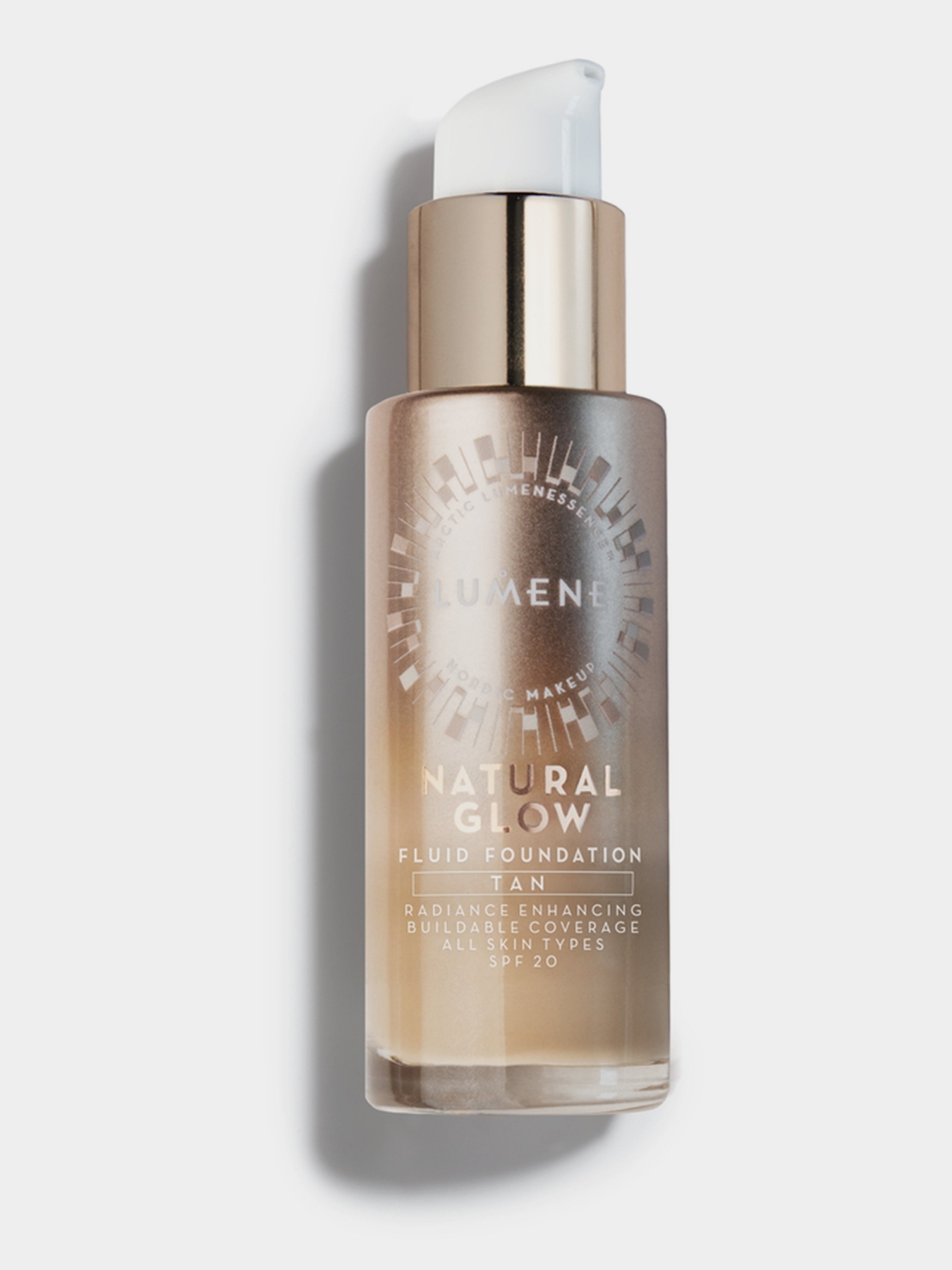 Флюїд тонуючий SPF 20 Natura Glow Fluid Foundation LUMENE модель 6412600834840 Фото