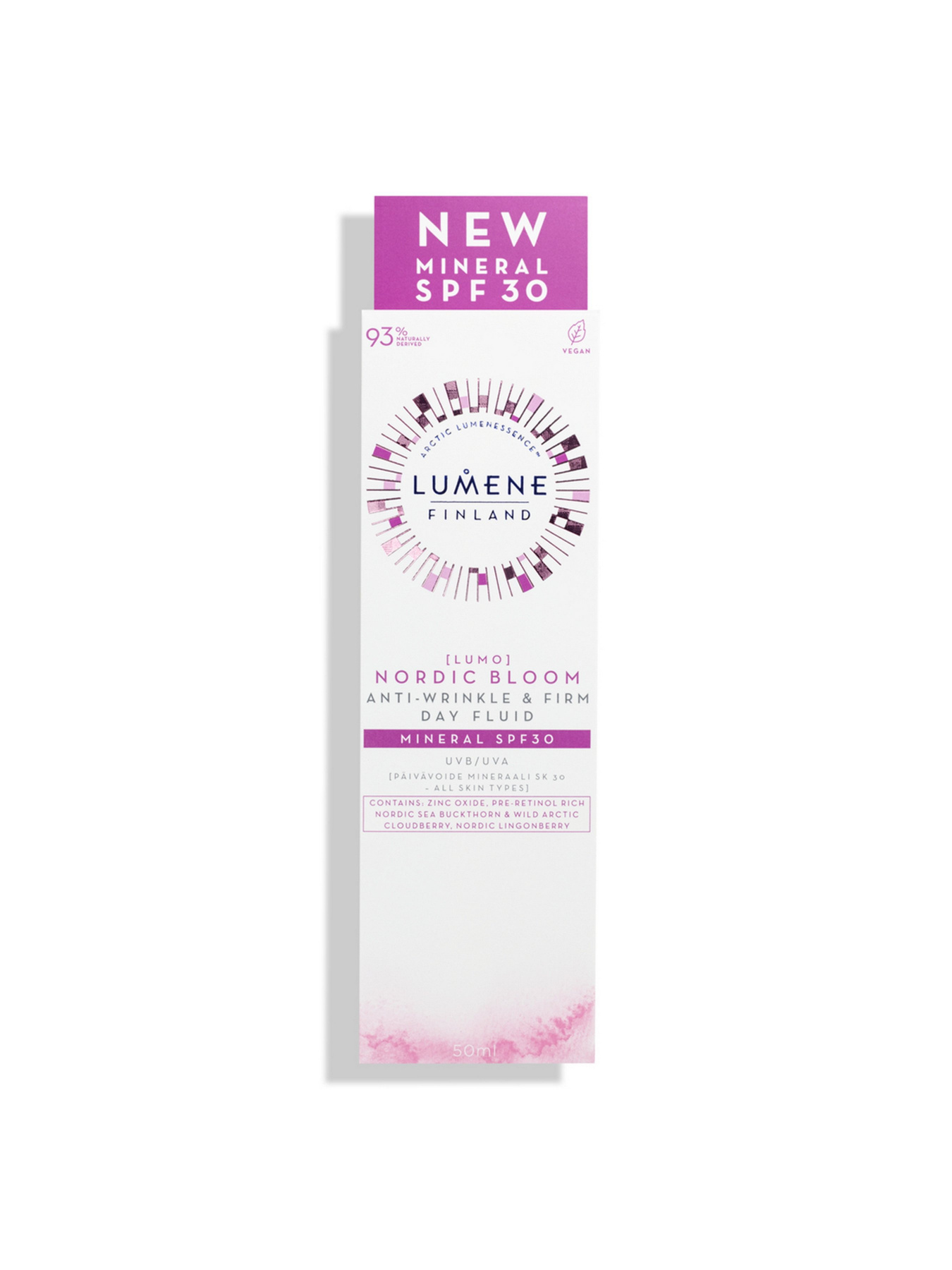 Флюїд від зморшок SPF30 Nordic Bloom Anti-Wrinkle & Firm Day Fluid Mineral LUMENE модель 6412600837469 Флюїд від зморшок SPF30 Nordic Bloom Anti-Wrinkle & Firm Day Fluid Mineral LUMENE модель 6412600837469 Фото