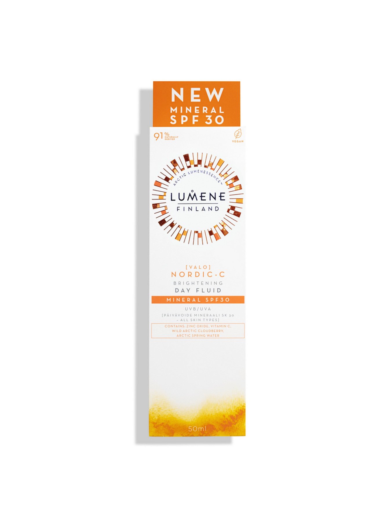 Флюїд денний SPF30 Nordic-C Brightening Day Fluid Mineral LUMENE модель 6412600815771 Фото