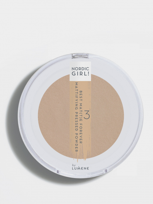 Пудра компактна матуюча Nordic Girl! Best Mat(T)E Forever Mattifying Pressed Powder LUMENE модель 6412600479737 Фото