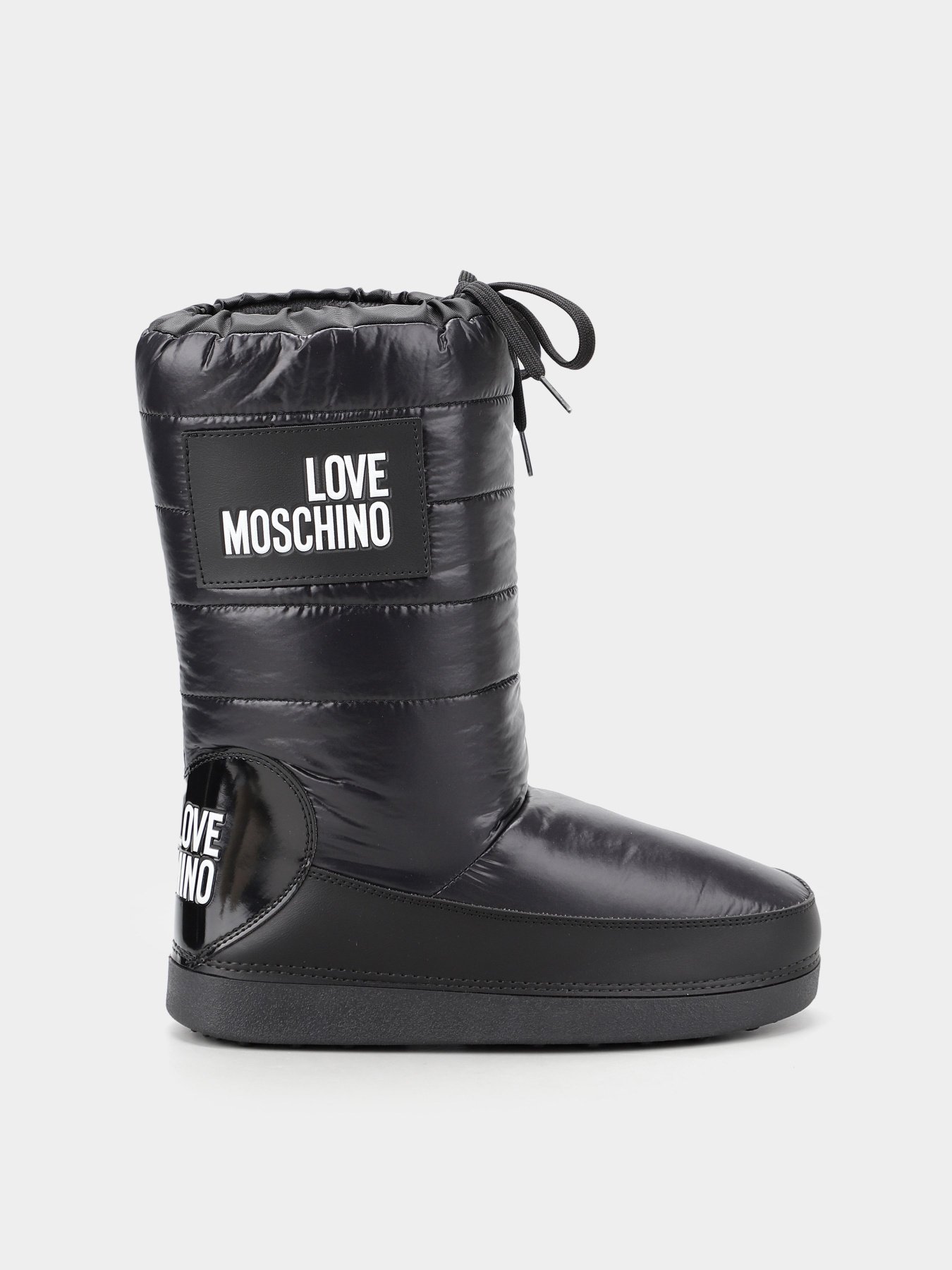 Ботинки и сапоги Love Moschino модель 1211204_чорний з білим Фото