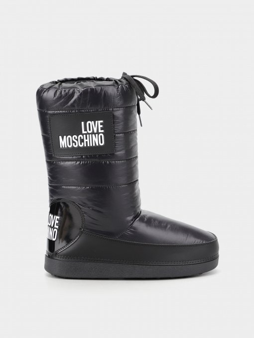 Ботинки и сапоги Love Moschino модель 1211204_чорний з білим Фото