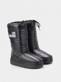 Ботинки и сапоги Love Moschino модель 1211204_чорний з білим Фото