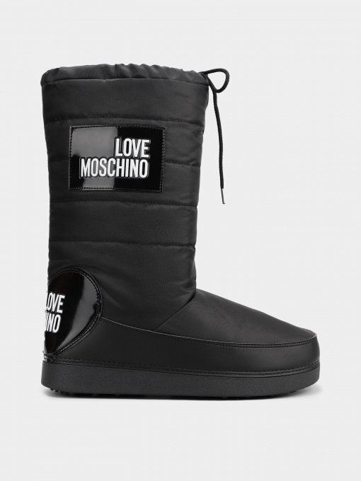 Ботинки и сапоги Love Moschino модель 1211205_чорний з білим Фото