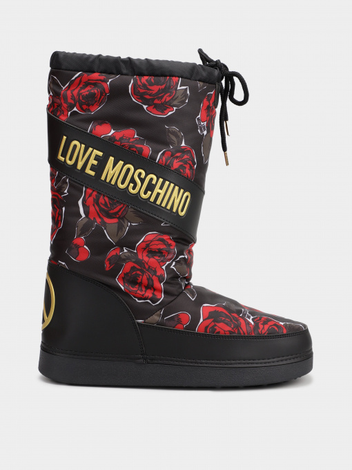 Ботинки и сапоги Love Moschino модель 1211207_чорний комб. Фото