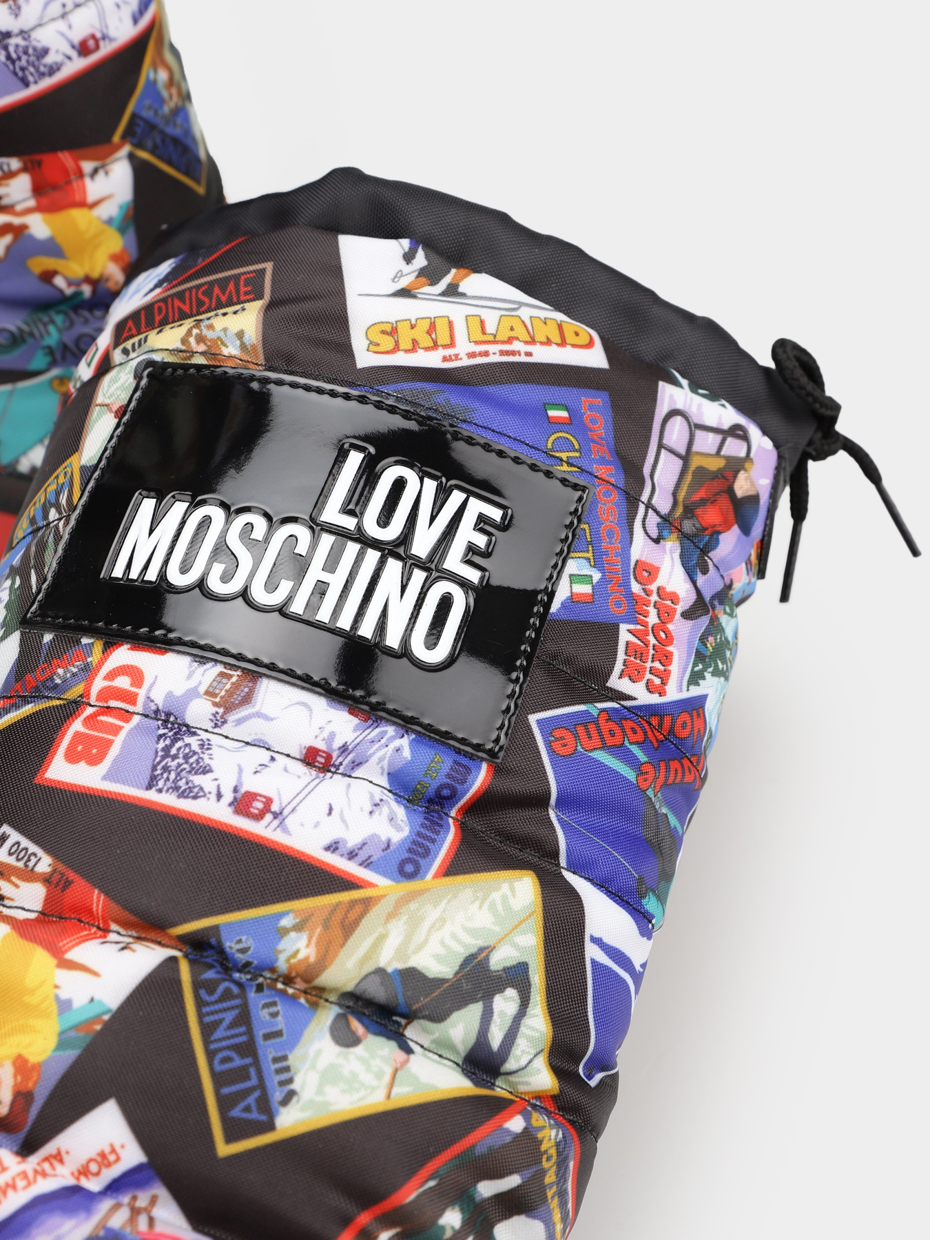 Ботинки и сапоги Love Moschino модель 1211201_чорний комб. Фото