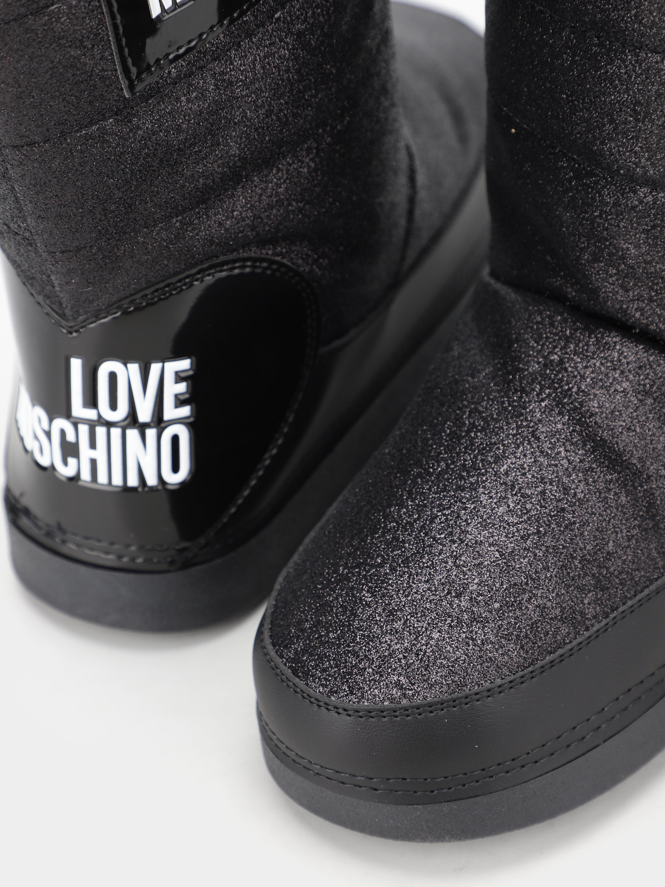 Ботинки и сапоги Love Moschino модель 1211202_чорний з білим Фото
