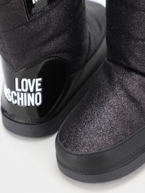 Ботинки и сапоги Love Moschino модель 1211202_чорний з білим Фото