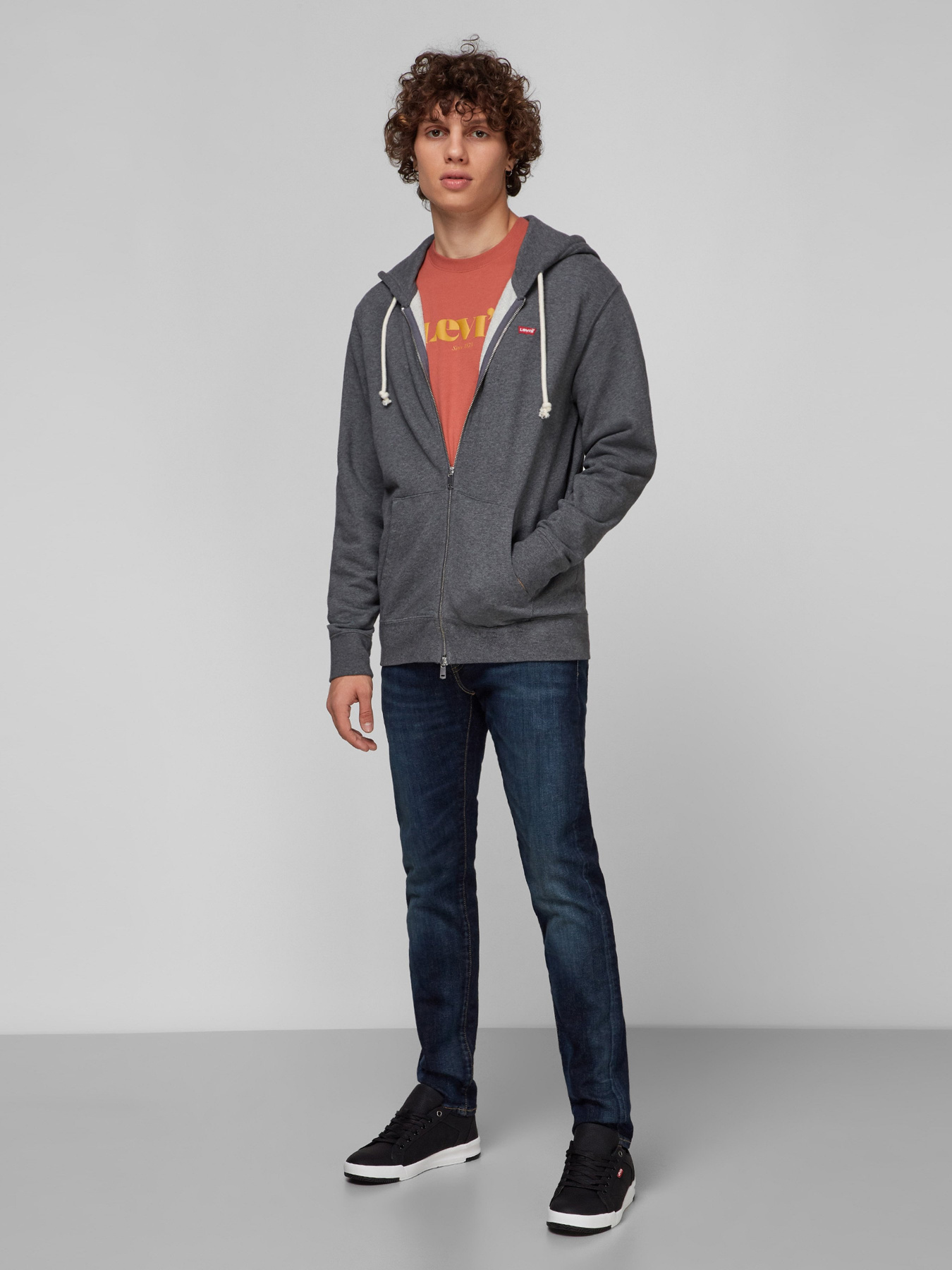 Худі та світшоти Levi's New Original Zip Up модель 34584;0000 Фото