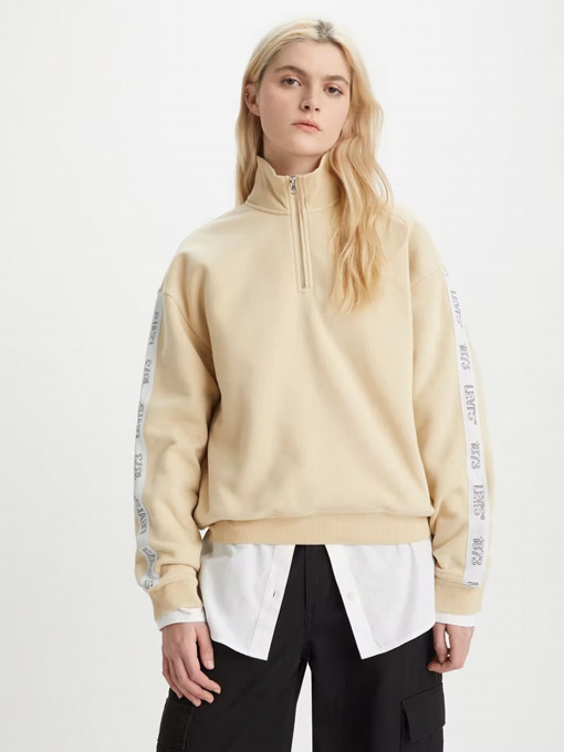 Худі та світшоти Levi's Graphic Rue 1/4 Zip Crew Crew модель A4935;0003 Фото