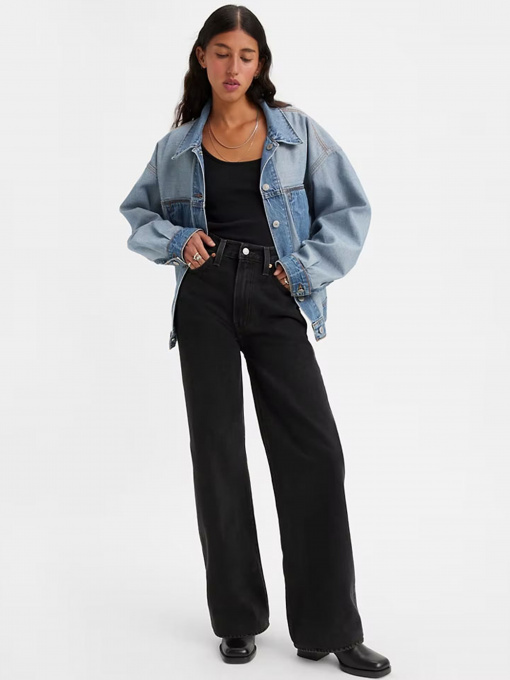 Джинсы Levi's Ribcage Wide Leg H223 модель A6081;0001 Фото