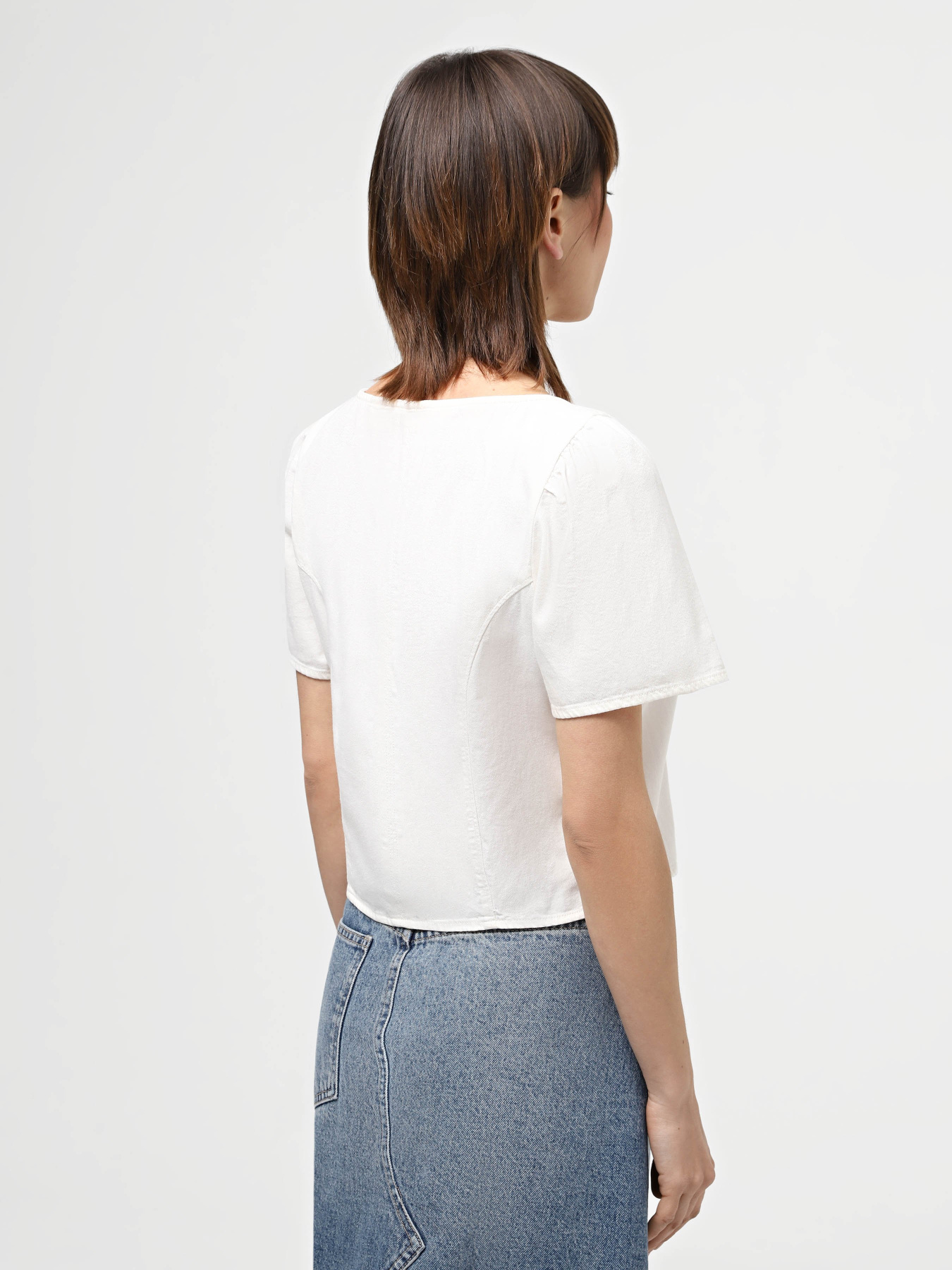 Сорочки Levi's Pascale Ss Blouse Ecru Gd модель A7332;0000 Фото