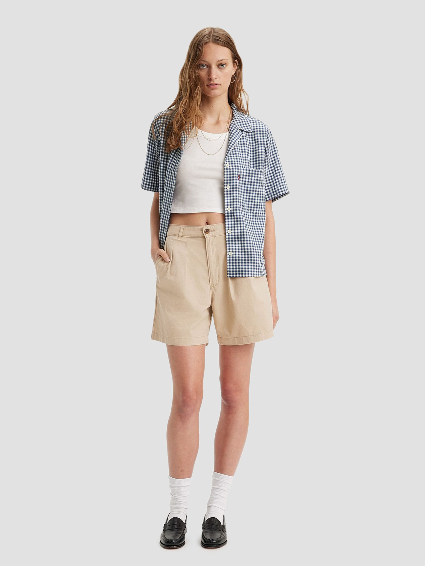 Шорты Levi's Pleated Trouser Safari модель A7538;0002 Шорты Levi's Pleated Trouser Safari модель A7538;0002 Фото