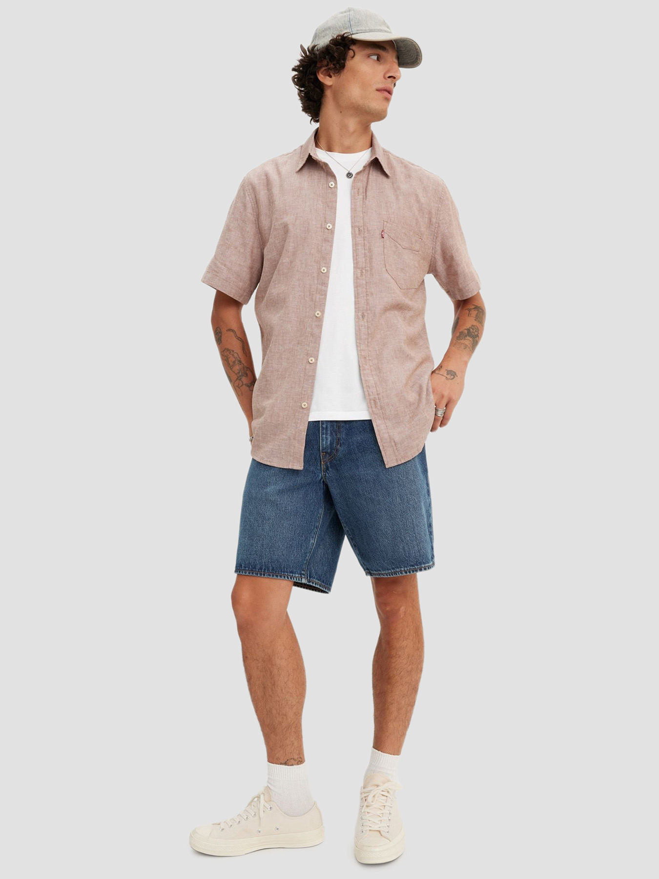 Шорти Levi's 468 Loose Picnic Friend модель A8461;0003 Фото
