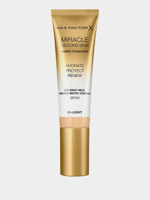Тональна основа для обличчя Miracle Second Skin Foundation MAX FACTOR модель 3614229764765 Фото