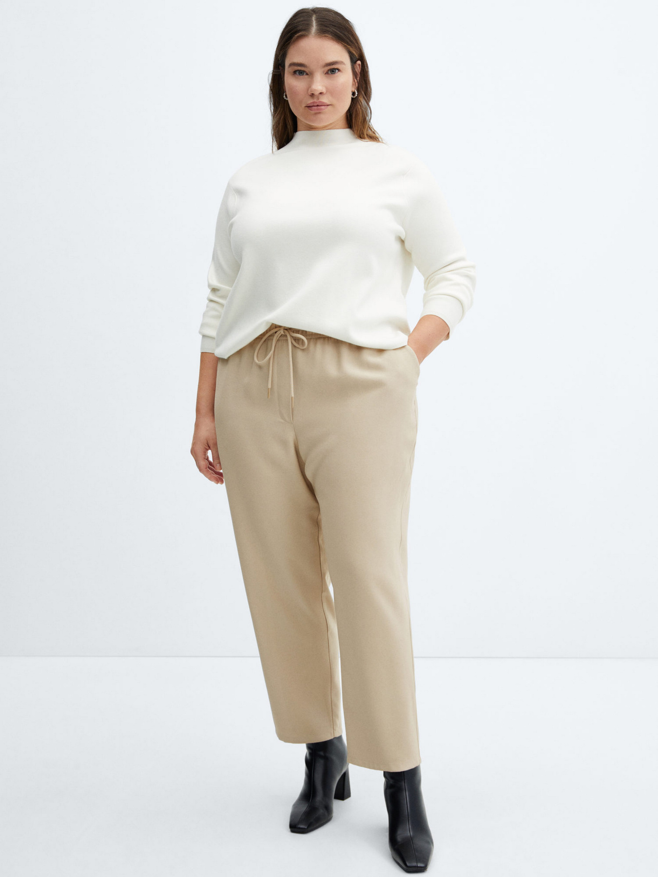 Штани MANGO FLUIDO модель 67085723_8 Фото
