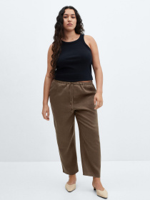Штани MANGO Linen модель 67075724_34 Фото