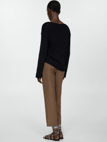 Штани MANGO Linen модель 67075724_34 Фото