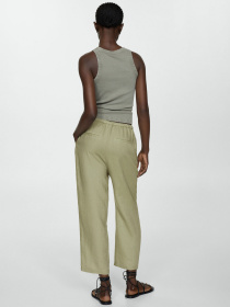 Штани MANGO Linen модель 67075724_43 Фото