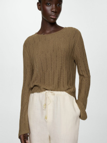 Штани MANGO LINEN модель 67075724_5 Фото