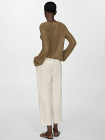 Штани MANGO LINEN модель 67075724_5 Фото