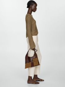 Штани MANGO LINEN модель 67075724_5 Фото