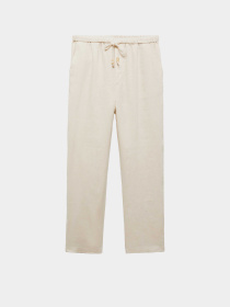 Штани MANGO LINEN модель 67075724_5 Фото