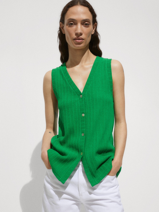 Свитры и кардиганы MANGO Lime модель 77072005_43 Фото
