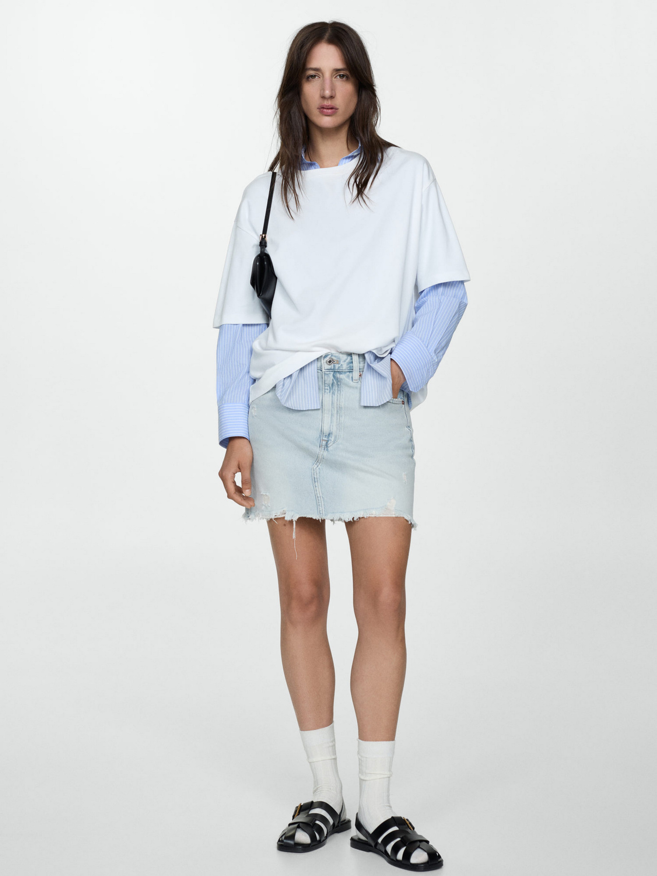 Юбки MANGO Elena модель 77050364_TC Фото