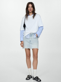 Юбки MANGO Elena модель 77050364_TC Фото
