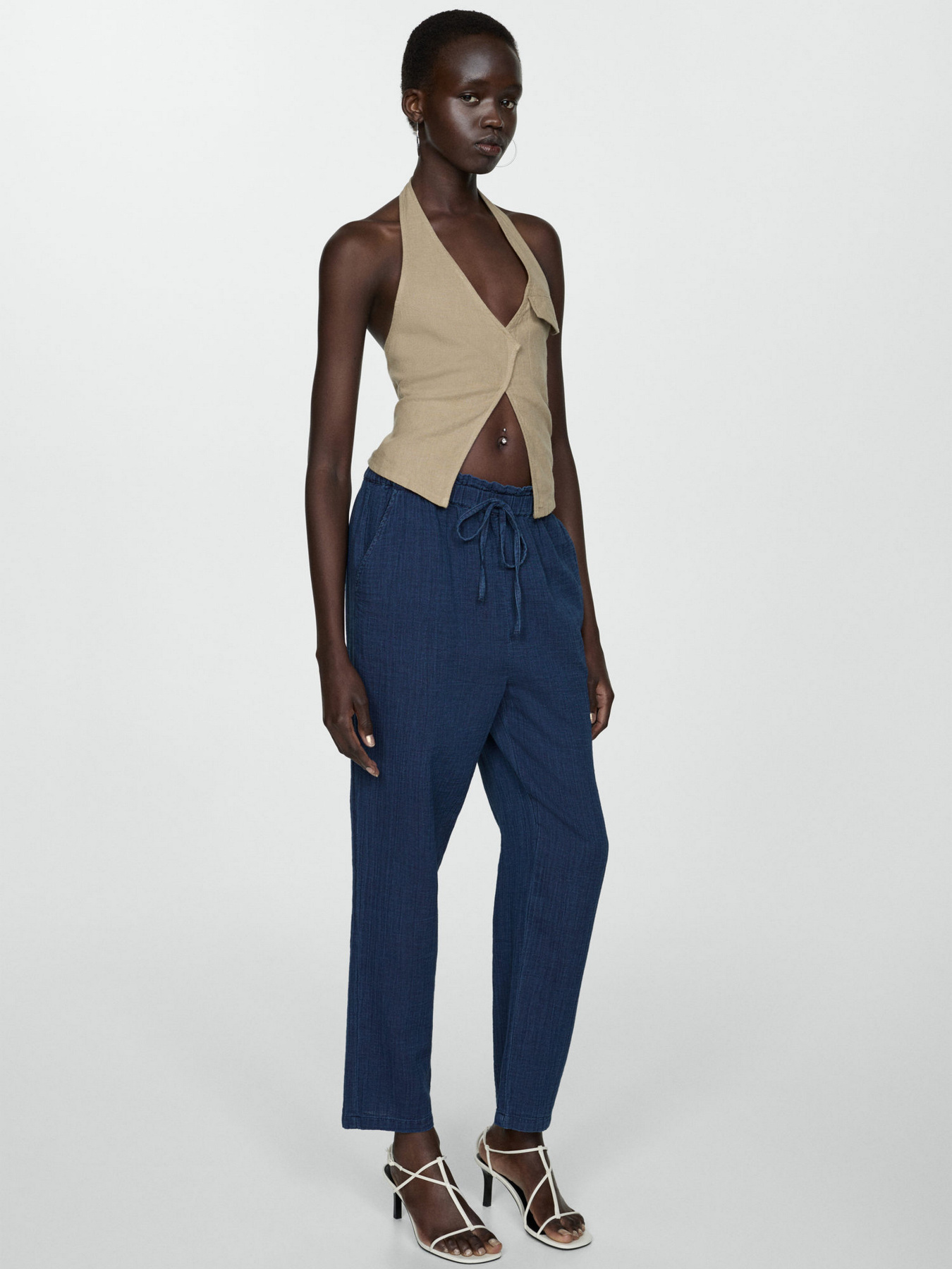 Брюки MANGO Indie модель 77050254_57 Фото
