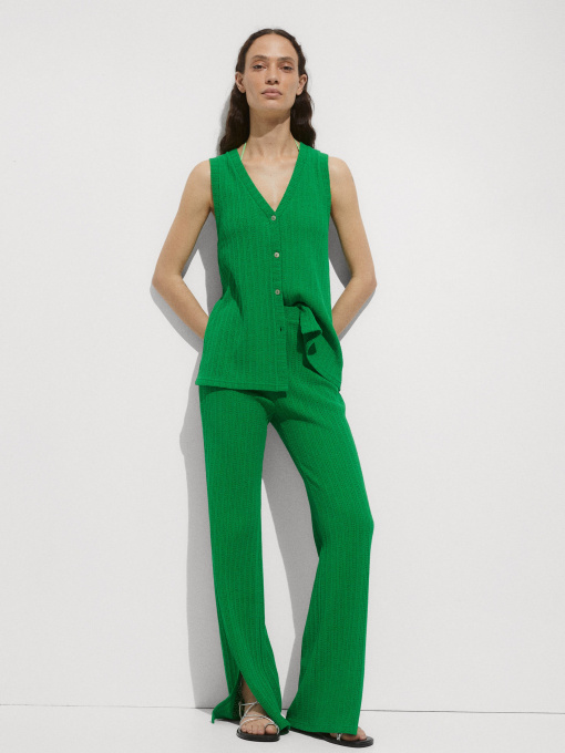 Брюки MANGO Lime модель 77062005_43 Фото