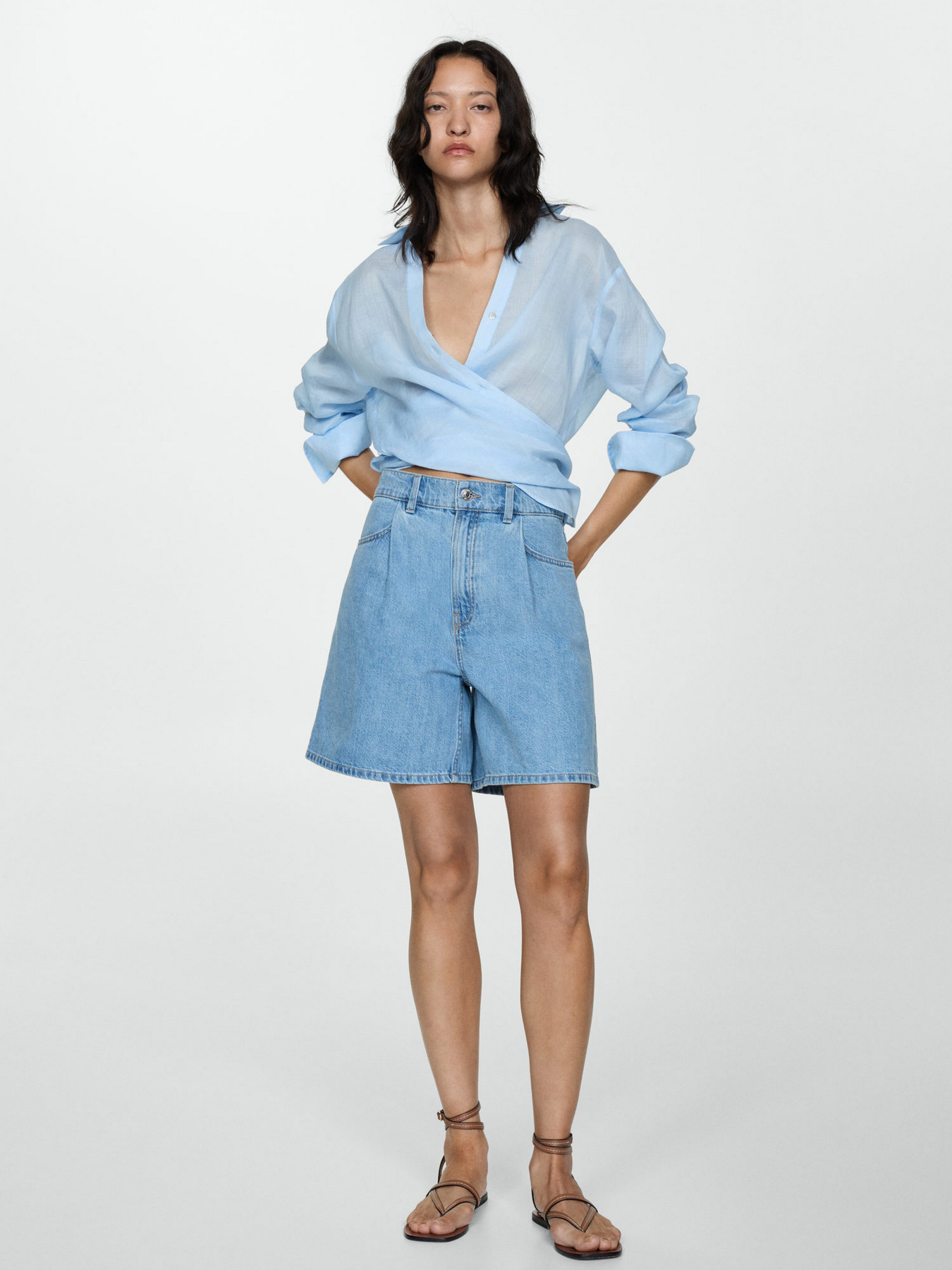 Шорти MANGO Marina модель 77050253_TM Шорти MANGO Marina модель 77050253_TM Фото