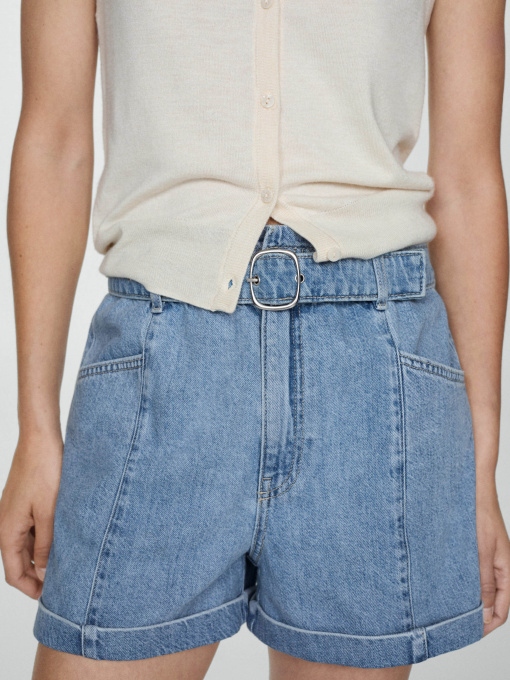 Шорты MANGO Delia модель 77050275_TM Фото