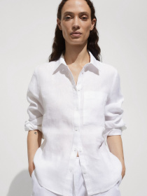 Сорочки MANGO Lino модель 77020348_2 Фото