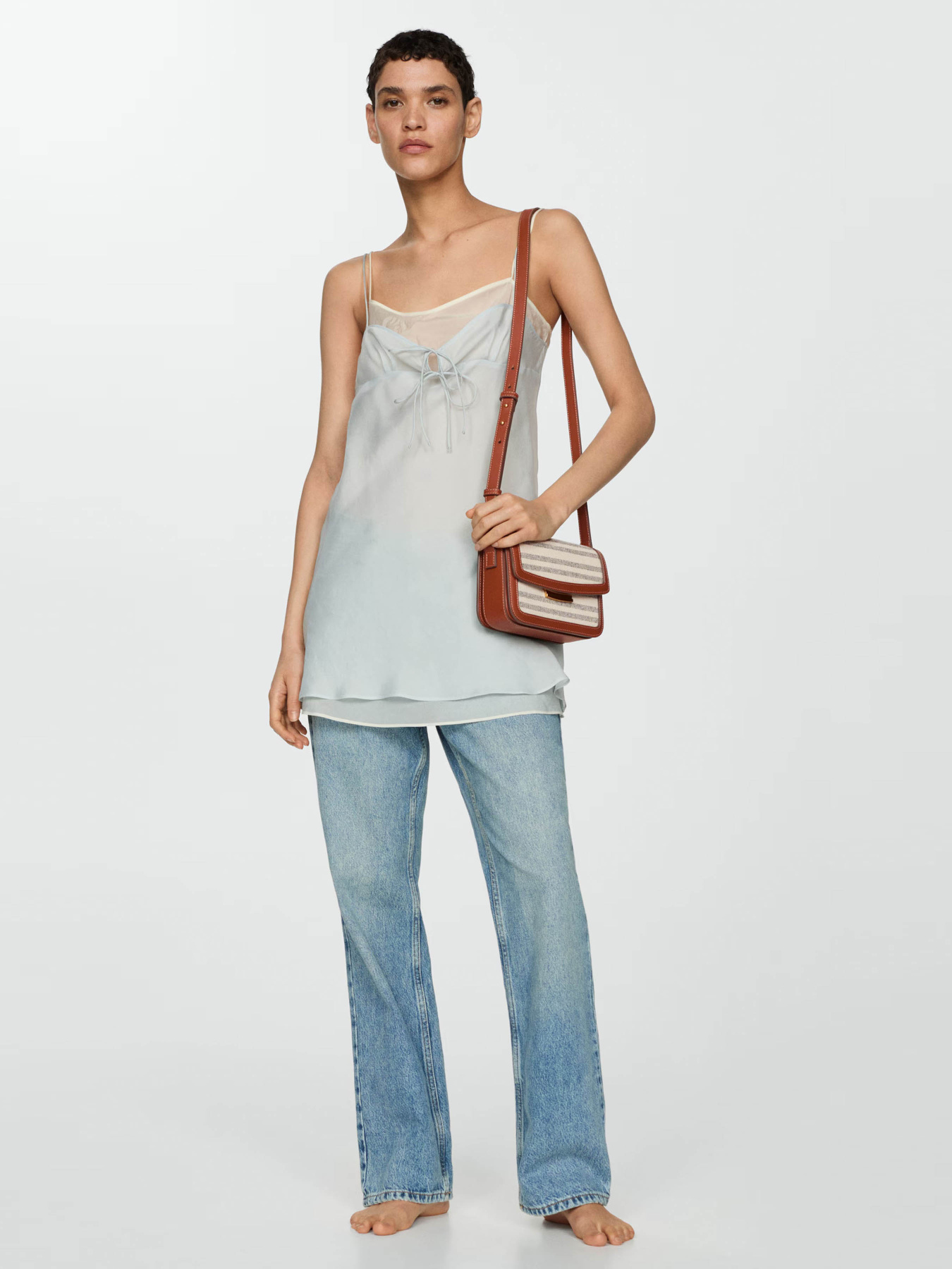 Сумки MANGO Stripes модель 77010265_CU Сумки MANGO Stripes модель 77010265_CU Фото