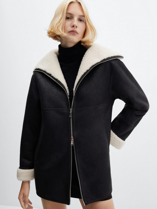 Куртки та дублянки MANGO Rulo модель 57097708_99 Фото