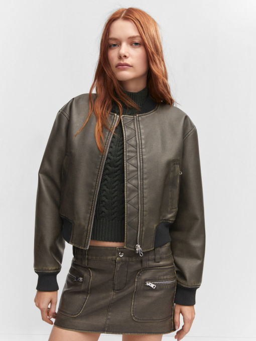 Куртки та дублянки MANGO Fantasia модель 57015138_30 Фото