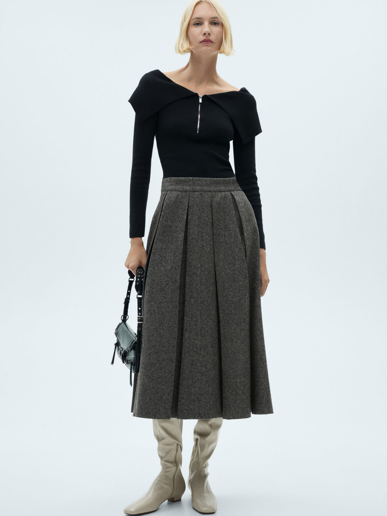 Юбки MANGO модель 77027721_92 Фото